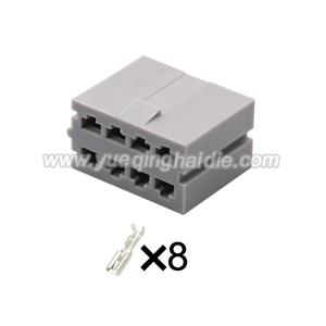 8 pin wiring connector HD0812A-2.8-21J