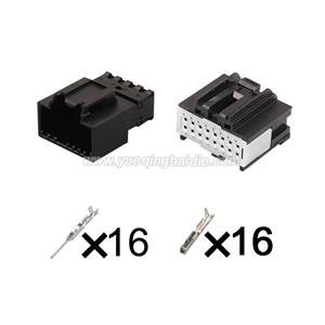 16pin Auto Wiring Cable Connector Include Terminals Pins 1411367-1/1456989-4